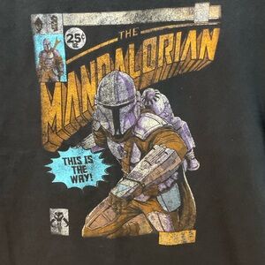 Star Wars The Mandalorian Comic Graphic Tee - SIZE See pictures